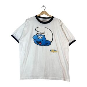 Vintage Stanley Desantis The Smurffs Crewneck T-Shirt XL